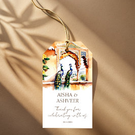 インディアン結婚ズピーコックジャイプール感謝していパレスユーザ ギフトタグ