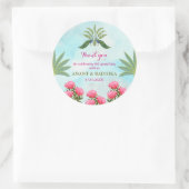 インディアン結婚ズ感謝していのクラシックRoundステッカー ラウンドシール (バッグ)