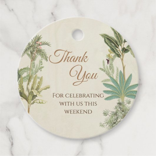 インディアン結婚ズ感謝していユーラベルピッモダンワイテーマ フェイバータグ (正面)