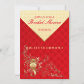 インディアン結婚ズ – ブライダルシャワー招待 招待状 (正面)