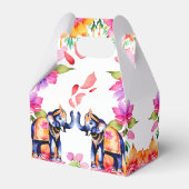 インディアン結婚ゾウの花を咲かせる フェイバーボックス (裏面サイド)