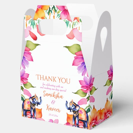 インディアン結婚ゾウの花を咲かせる フェイバーボックス (オープン)