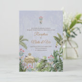 インディアン結婚式はデジタルインディアン招待状 招待状 (スタンド正面)