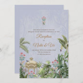 インディアン結婚式はデジタルインディアン招待状 招待状 (正面/裏面)