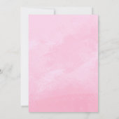 インディアン結婚式は傘でデートのカップルを保存する 招待状 (裏面)