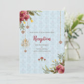 インディアン結婚式招待状デジタルヒンドー結婚ズ 招待状 (スタンド正面)