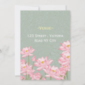 インディアン結婚式招待状 招待状 (裏面)