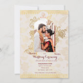 インディアン結婚式招待状 招待状 (正面)