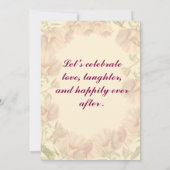 インディアン結婚式招待状 招待状 (裏面)