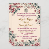 インディアン結婚式招待状 招待状 (正面/裏面)