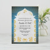 インディアン結婚式 招待状 (スタンド正面)