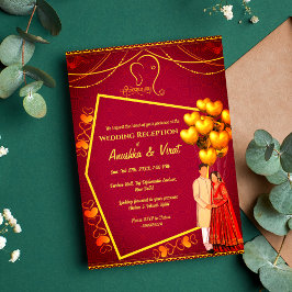 インディアン結婚式 招待状