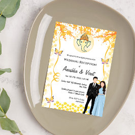 インディアン結婚式 招待状