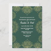 インディアン結婚式 招待状 (正面)