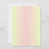 インディアン結婚式 招待状 (裏面)