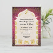 インディアン結婚式 招待状 (スタンド正面)