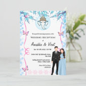 インディアン結婚式 招待状 (スタンド正面)