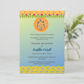 インディアン結婚披露宴招待状 招待状 (スタンド正面)