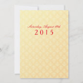 インディアン結婚-日付を保存 セーブザデート (裏面)