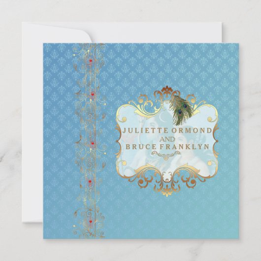 インディアン結婚II -招待状カード 招待状 (正面)