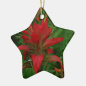 インディアン絵を描ブラシ セラミックオーナメント (左)