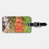 インディアン絵を描ブラシWildFlower水の色 ラゲッジタグ (正面横)