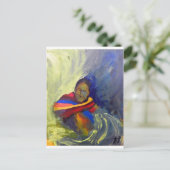 インディアン絵画の ポストカード (スタンド正面)