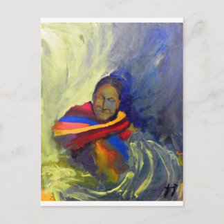 インディアン絵画の ポストカード