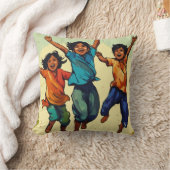 インディアン絵画子の枕 クッション (ブランケット)