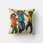 インディアン絵画子の枕 クッション (正面)