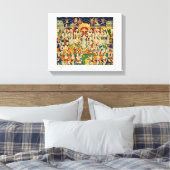 インディアン絵画神話 キャンバスプリント (インサイチュ (寝室))