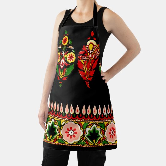 インディアン綿織物 エプロン (インサイチュ)