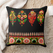 インディアン綿織物 クッション (ブランケット)