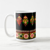 インディアン綿織物 コーヒーマグカップ (左)