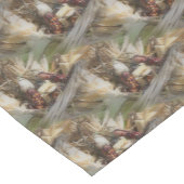 インディアン色トウモロコシインバスケット秋型 ショートテーブルランナー (コーナー)