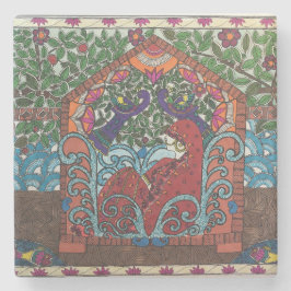 インディアン花嫁コースター ストーンコースター