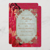 インディアン花嫁~結婚式招待状 招待状 (正面/裏面)