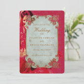 インディアン花嫁~結婚式招待状 招待状 (スタンド正面)