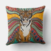 インディアン虎 クッション (裏面)