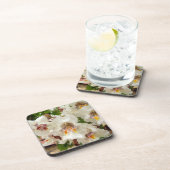 インディアン豆樹花懸命プラスチックコースター コースター (右側)