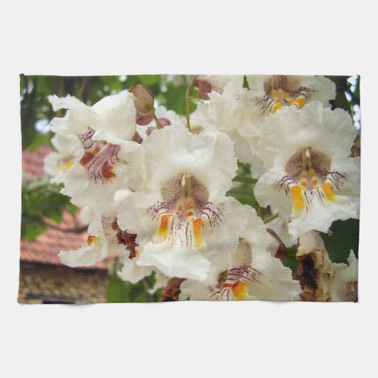インディアン豆花茶タオル キッチンタオル (横)