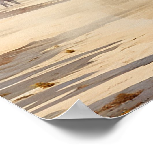 インディアン象のドライバー油絵 ポスター (角)