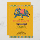 インディアン象テーマ招待 招待状 (正面/裏面)