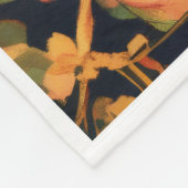 インディアン象プリント毛布 – ソフト、居心地の良い フリースブランケット (角)