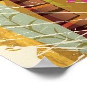 インディアン象ヴィンテージ旅行ポスター ポスター (角)