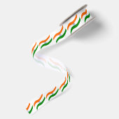 インディアン起伏旗 サテンリボン (裏面)