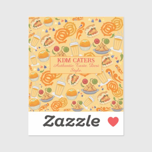 インディアン通りフードパターンカラフルフェスティバルチャイ シール (シート)