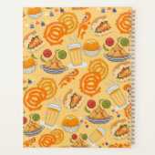 インディアン通りフードパターンカラフルフェスティバルチャイ プランナー手帳 (裏面)