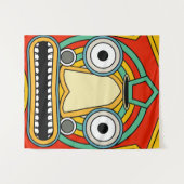 インディアン部族 タペストリー (正面(横))