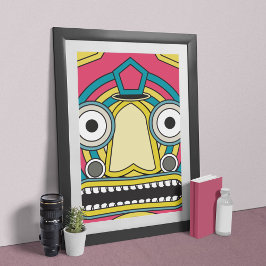 インディアン部族 フォトプリント           